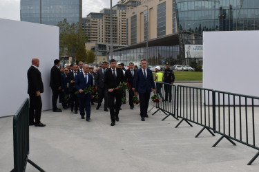 Yasamal rayonunda Anım Günündə şəhidlərimiz yad edilib