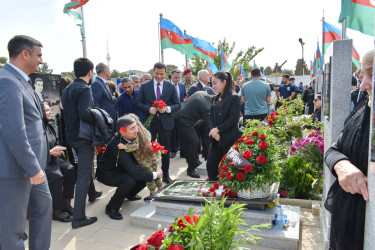 Yasamal rayonunda Anım Günündə şəhidlərimiz yad edilib