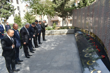 Yasamal rayonunda Anım Günündə şəhidlərimiz yad edilib