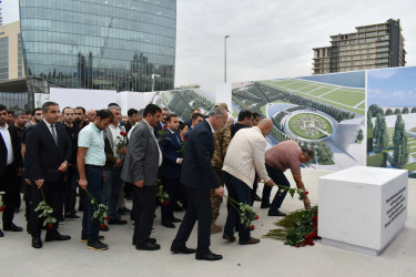 Yasamal rayonunda Anım Günündə şəhidlərimiz yad edilib