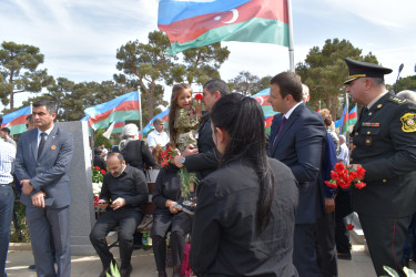 Yasamal rayonunda Anım Günündə şəhidlərimiz yad edilib