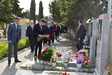 Yasamal rayonunda Anım Günündə şəhidlərimiz yad edilib