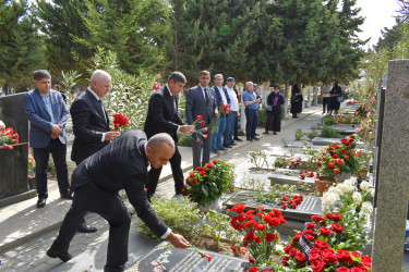 Yasamal rayonunda Anım Günündə şəhidlərimiz yad edilib