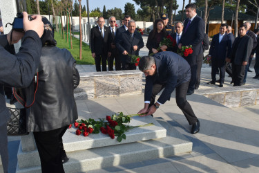 Şəhid Bəxşəliyev Natiq Saleh oğlunun anım mərasimi keçirilib