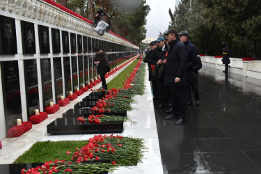 Yasamal rayon ictimaiyyəti  20 yanvar şəhidlərini yad edib