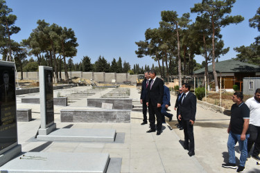 Yasamal RİH-in başçısı İkinci Fəxri Xiyabanda aparılan işlərlə tanış olub