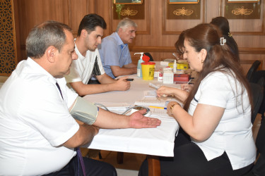 Yasamal rayonunda qanvermə aksiyası keçirilib