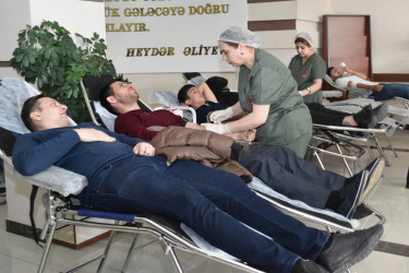 Yasamal rayonunda “Talassemiyasız həyat naminə” qanvermə aksiyası keçirildi