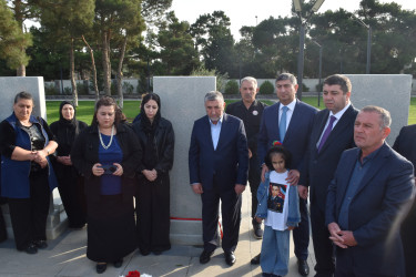 Yasamal rayonunda şəhidlərin xatirəsi anılıb