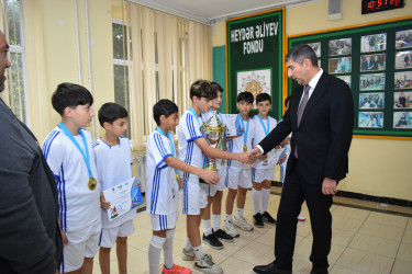 “Zəfərindən güc al” adlı ABAD məhəllələrarası minifutbol turnirində Bakı şəhəri üzrə 1-ci yerin Yasamal komandası tutub