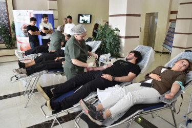 Yasamal rayonunda “Talassemiyasız həyat naminə” qanvermə aksiyası keçirildi