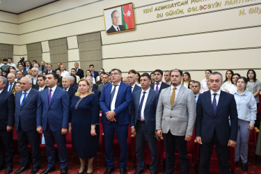 Yasamal rayonunda Şəhərsalma və Memarlıq ili çərçivəsində  konfrans baş tutub