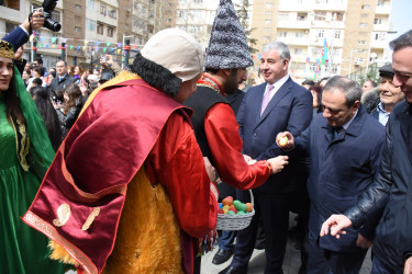 Yeni Yasamalda Novruz şənliyi