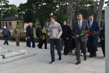 Şəhid leytenant Abbasov Teymur Feyruz oğlunun anım mərasimi keçirilib