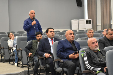 Yasamal rayonunda sakinlər üçün növbəti səyyar qəbul keçirildi
