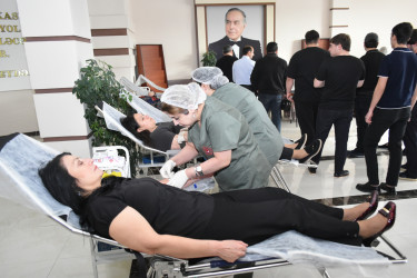 Yasamal rayonunda “Talassemiyasız həyat naminə” qanvermə aksiyası keçirildi