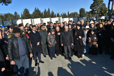 Azərbaycanın Milli Qəhrəmanı Şahin Tağıyev dəfn olunub