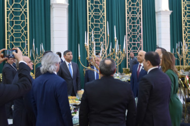 Yasamal rayonunda iftar süfrəsi açılıb