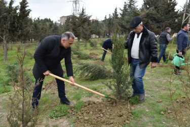 Yasamal rayonunda ekoloji aksiya keçirilib