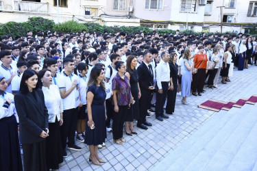 15 sentyabr – Bilik Günü münasibətilə Akademik Zərifə Əliyeva adına liseydə yeni tədris ilinin başlanmasına həsr olunmuş tədbir keçirilib