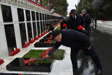 Yasamal rayon ictimaiyyəti  20 yanvar şəhidlərini yad edib