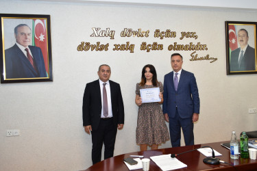 Yasamal Rayon İcra Hakimiyyətinin əməkdaşları üçün təlim təşkil olunub