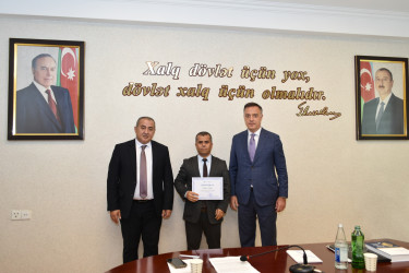 Yasamal Rayon İcra Hakimiyyətinin əməkdaşları üçün təlim təşkil olunub