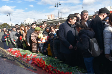 Yasamalda 20 Yanvar faciəsinin 35-ci ildönümü silsilə tədbirlərlə yad edilib