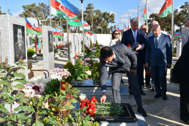 Yasamal rayonunda Vətən müharibəsinin şəhidi anılıb