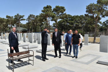 Yasamal RİH-in başçısı İkinci Fəxri Xiyabanda aparılan işlərlə tanış olub
