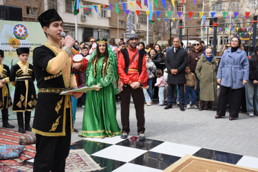 Yeni Yasamalda Novruz şənliyi