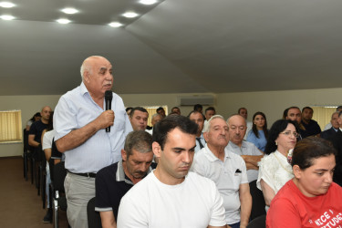 Sakinlərin müraciətləri diqqət mərkəzində: Yasamal rayonunda növbəti səyyar qəbul keçirilib