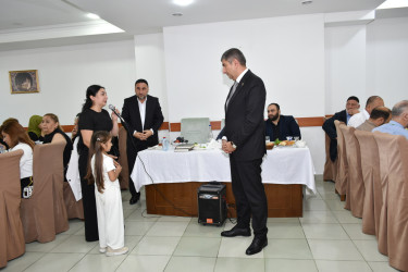 Təzə Pir məscidində şəhidlərimizin ruhuna ehsan süfrəsi açılıb