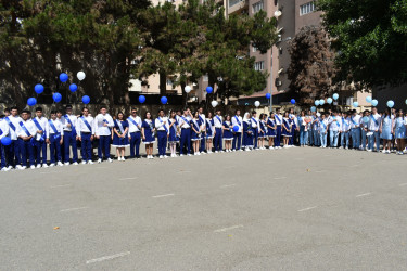 Yasamal rayonunun təhsil ocaqlarında “Son zəng” qeyd edilib