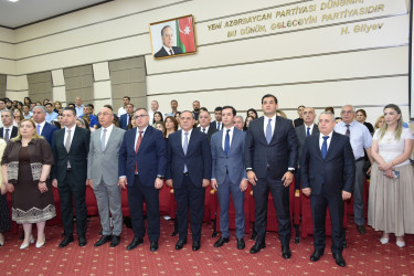 Yasamal rayonunda Ulu Öndərin hakimiyyətə ilk gəlişi qeyd edilib