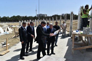 Yasamal RİH-in başçısı İkinci Fəxri Xiyabanda aparılan işlərlə tanış olub
