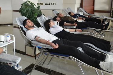 Yasamal rayonunda “Talassemiyasız həyat naminə” qanvermə aksiyası keçirildi