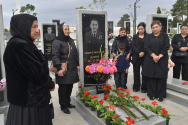 Yasamal rayonunda şəhid Hüseyn Tağıyevin anım mərasimi keçirilib