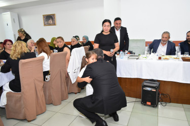 Təzə Pir məscidində şəhidlərimizin ruhuna ehsan süfrəsi açılıb