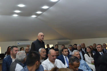 İcra Başçısı Yasamal sakinləri ilə bir araya gəldi