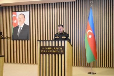 Yasamal rayonunda mülki müdafiə və yanğın təhlükəsizliyinə dair müşavirə keçirilib