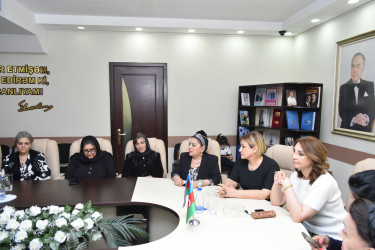 Qurban bayramı ərəfəsində şəhid ailələri ilə görüş təşkil olundu