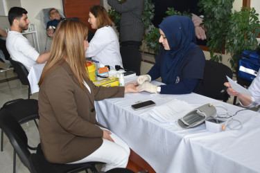Yasamal rayonunda “Talassemiyasız həyat naminə” qanvermə aksiyası keçirildi