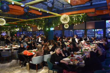 Yasamal Rayon İcra Hakimiyyətinin təşəbbüsü ilə iftar süfrəsi açılıb