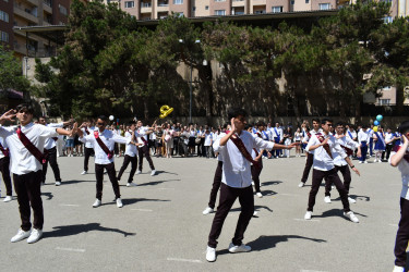 Yasamal rayonunun təhsil ocaqlarında “Son zəng” qeyd edilib