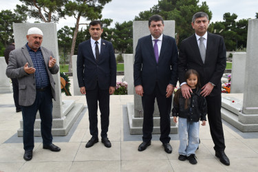 Yasamal rayonunda şəhid Hüseyn Tağıyevin anım mərasimi keçirilib