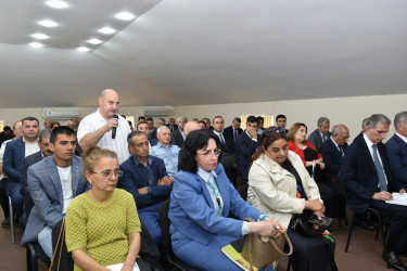 İcra Başçısı Yasamal sakinləri ilə bir araya gəldi
