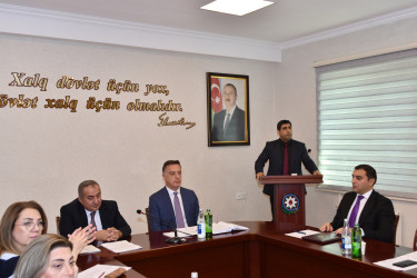 Yasamal Rayon İcra Hakimiyyətinin əməkdaşları üçün təlim təşkil olunub