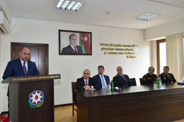 Yasamalda Prokurorluq işçilərinin peşə bayramı qeyd edilib