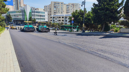 Yasamal rayonunda yolların asfaltlanması və təmiri